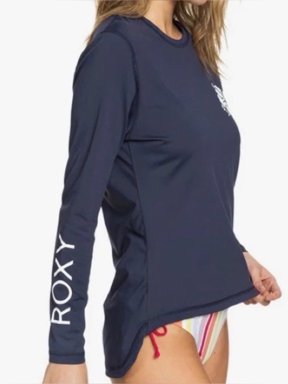 ROXY "Sea Skippin" UPF 50 Long Sleeve Rashguard